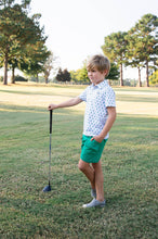 Load image into Gallery viewer, Short Sleeve Pro Performance Polo - Golf Print on White

