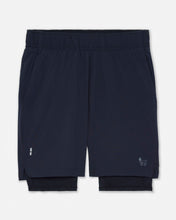 Load image into Gallery viewer, Boys' Lined Athletic Shorts - Black - GOAT
