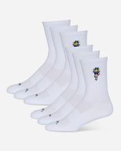Load image into Gallery viewer, Freedom Socks (6x) - White
