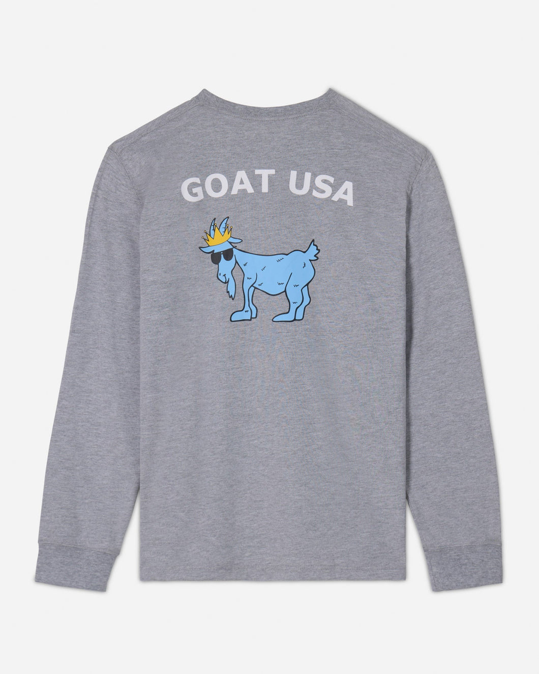 Kids' Big GOAT Long Sleeve T-Shirt - Gray