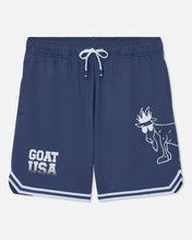 Load image into Gallery viewer, Kids' BIG GOAT Mesh Shorts - Navy - GOAT
