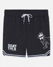 Load image into Gallery viewer, Kids' BIG GOAT Mesh Shorts - Black - GOAT

