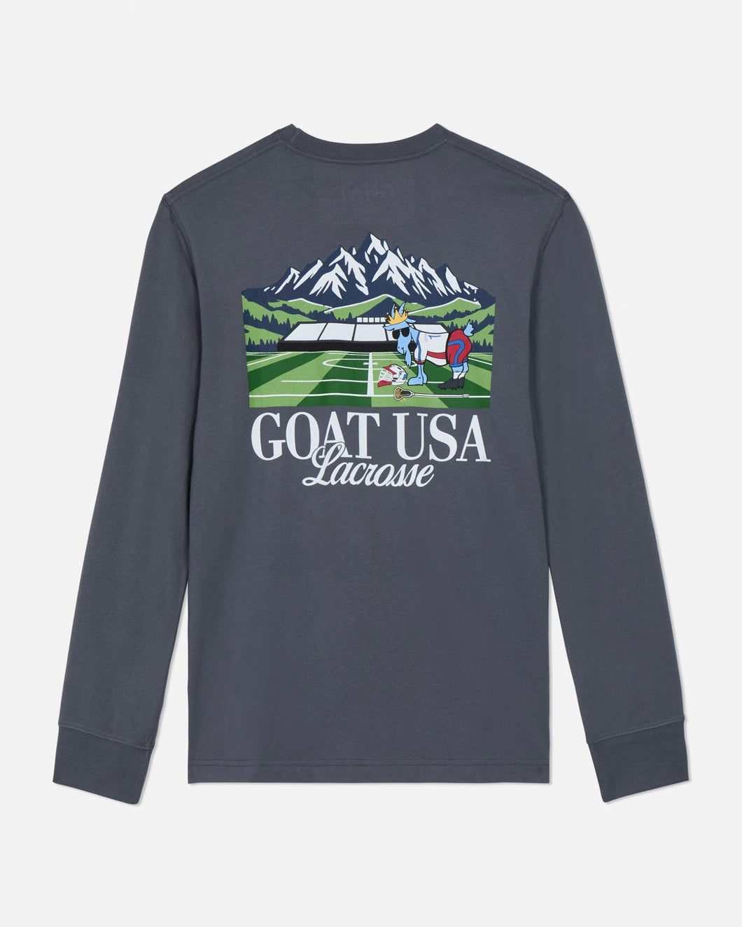 Kids' & Mens' GOAT USA Lacrosse Long Sleeve T-Shirt