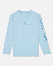 Load image into Gallery viewer, Kids' Surf UV Protective Long Sleeve T-Shirt - Delicate Blue - GOAT
