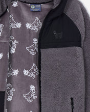Load image into Gallery viewer, Kids&#39; &amp; Mens&#39; Zip-Up Hooded Sherpa - Gray
