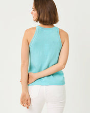 Load image into Gallery viewer, Emra Sweater Tank - Day Dream Blue Lighthouse
