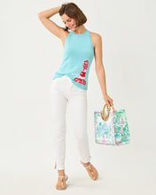 Load image into Gallery viewer, Emra Sweater Tank - Day Dream Blue Lighthouse
