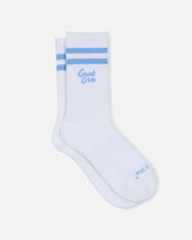 Load image into Gallery viewer, Retro Socks - Carolina Blue

