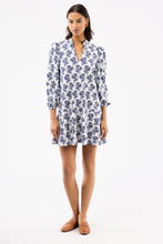 Load image into Gallery viewer, The Hazel Dress - Ribbon Bouquet Navy
