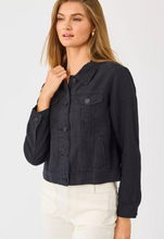 Load image into Gallery viewer, Seaspray Linen Jacket - Noir
