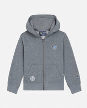 Load image into Gallery viewer, Toddler Full-Zip Hooded Sweatshirt - Gray
