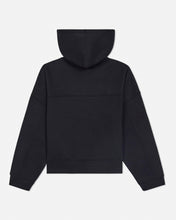 Load image into Gallery viewer, Girls&#39; &amp; Women&#39;s Half-Zip Hooded Sweatshirt - Black
