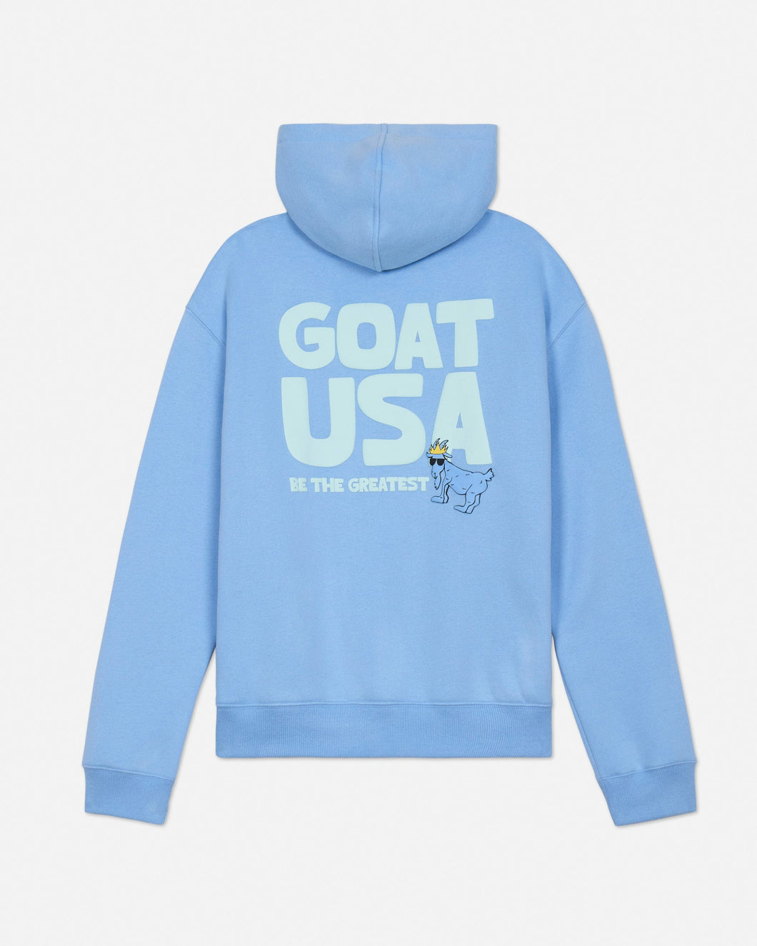 Girls' Oversized Hooded Sweatshirt - Carolina Blue