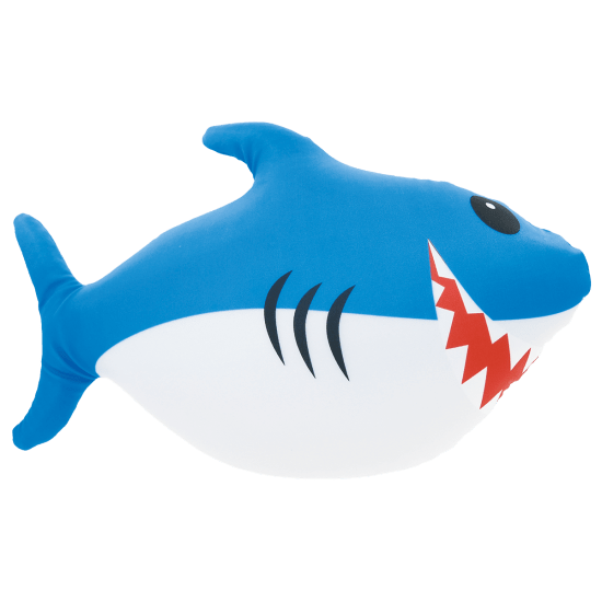 Bubble Gum Scented Micro Bead Shark Pillow