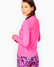 Load image into Gallery viewer, UPF 50+ Luxletic Hutton Polo Top - Pink Isle
