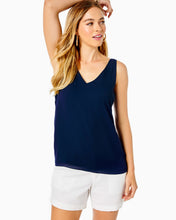 Load image into Gallery viewer, Florin Sleeveless V-Neck - True Navy
