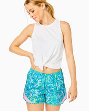 Load image into Gallery viewer, Luxletic 4&quot; Ocean Trail Short - Surf Blue Coral Of The Story
