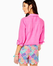Load image into Gallery viewer, Sea View Linen Button Down Top - Pink Isle
