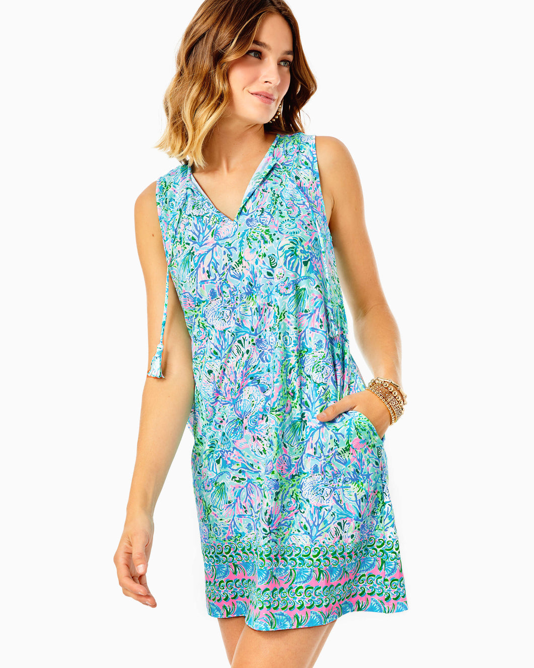 Johana Cover-Up - Surf Blue Soleil It On Me Engineered Coverup
