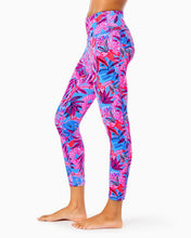 Load image into Gallery viewer, UPF 50+ Luxletic 24&quot; Weekender High-Rise Midi Legging - Ruby Red Wild Times
