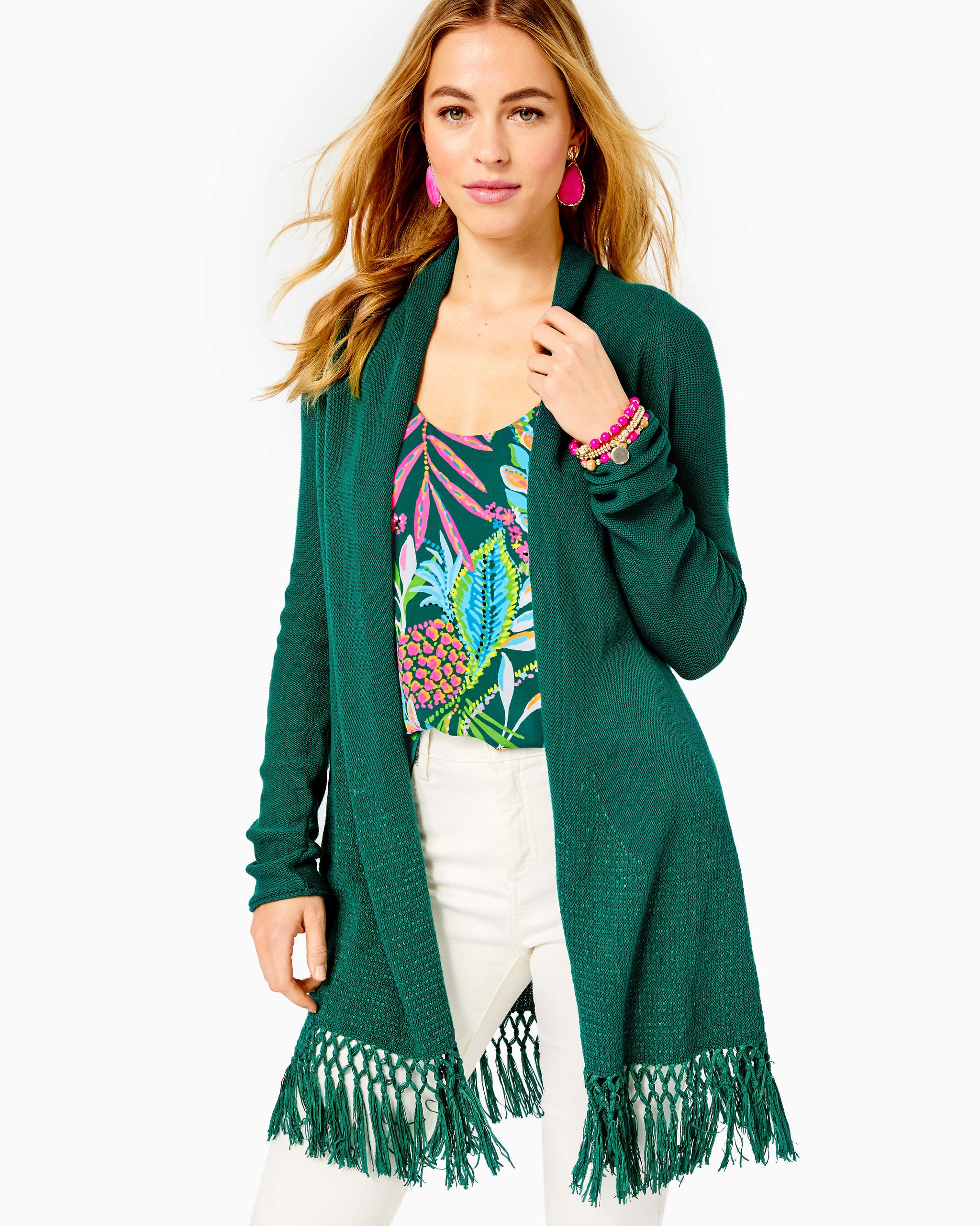 Arietta fringed cardigan on sale