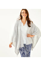 Load image into Gallery viewer, Terri Cashmere Wrap - Heathered Foggy Grey
