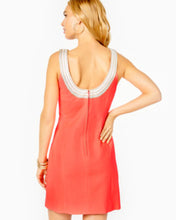 Load image into Gallery viewer, Valli Shift Dress - Cayenne Coral
