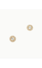 Load image into Gallery viewer, Swizzle Earrings Gold Metallic

