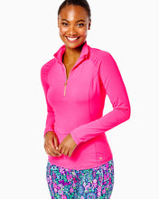 Load image into Gallery viewer, UPF 50+ Luxletic Justine Pullover - Pink Grenadine
