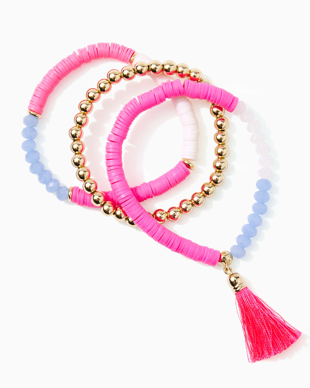 Hi Summer Bracelet Set - Cockatoo Pink