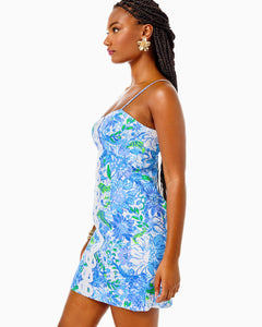 Shelli Stretch Dress - Frenchie Blue Suns Out