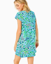 Load image into Gallery viewer, Talli Cover-Up - Frenchie Blue Mosaic Shells Engineered Coverup
