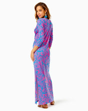 Load image into Gallery viewer, Morgann Maxi Dress - Aura Pink Leaf An Impression

