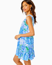 Load image into Gallery viewer, Camilla Swing Dress - Frenchie Blue Suns Out
