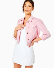 Load image into Gallery viewer, Laylani Denim Jacket - Calla Lilly Pink
