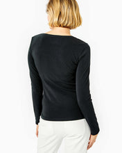 Load image into Gallery viewer, Halee Long Sleeve Top - Onyx
