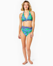 Load image into Gallery viewer, Elise Bikini Top - Cabana Green Keepin It Reel
