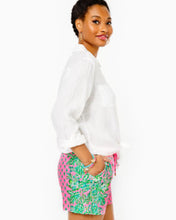Load image into Gallery viewer, 5&quot; Katia Mid-Rise Short - Pink Shandy Oh Diamond Girl Engineered Short

