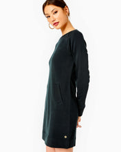 Load image into Gallery viewer, Beach Comber Long Sleeve Dress - Onyx
