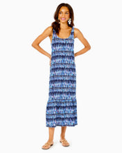 Load image into Gallery viewer, Martins Midi Dress - Low Tide Navy Sails And Stripes
