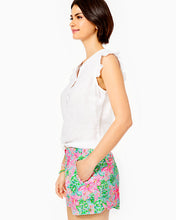 Load image into Gallery viewer, 4&quot; Lilo Linen Short - Surf Blue So Shellegant
