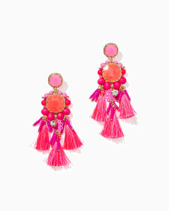 Waterside Earrings - Kitschy Coral