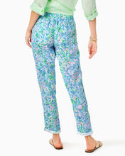 Load image into Gallery viewer, 31&quot; Taron Mid-Rise Linen Pant - Surf Blue Soleil It On Me
