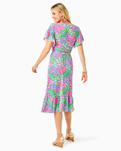 Load image into Gallery viewer, Juliet Ruffle Midi Dress - Multi A Cherry On Top
