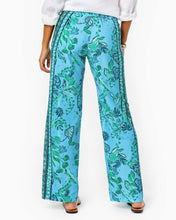 Load image into Gallery viewer, 33&quot; Bal Harbour Mid-Rise Palazzo Pant - Seabreeze Blue Plant One On You Engineered Pant
