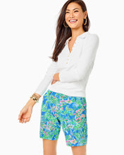 Load image into Gallery viewer, 9&quot; Natia Knit Short - Boca Blue Beneath The Bougainvillea
