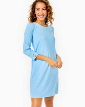 Load image into Gallery viewer, UPF 50+ Solia Dress - Heathered Frenchie Blue
