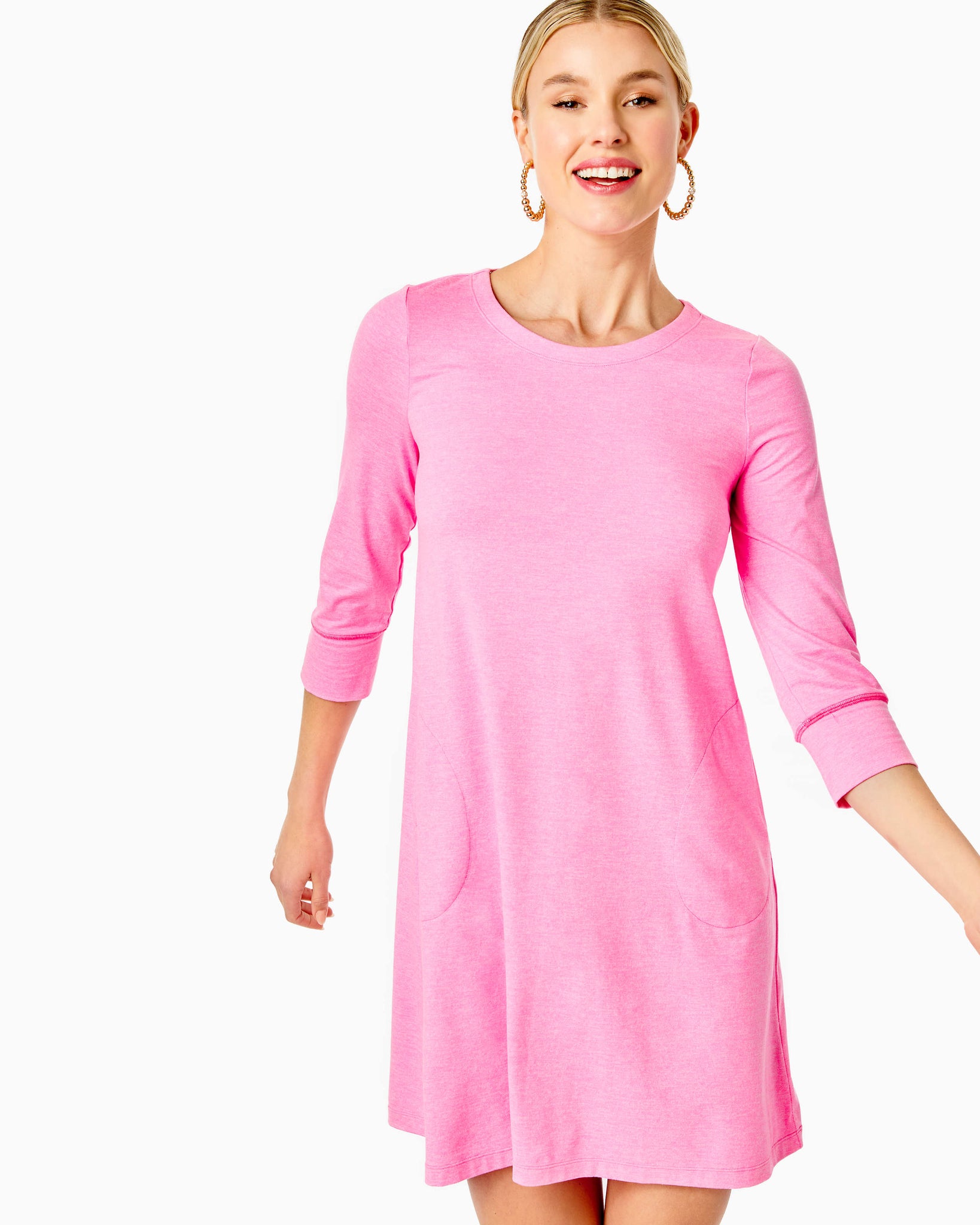 Upf 50 Plus Sophie Dress – Splash of Pink - Your Lilly Pulitzer Store