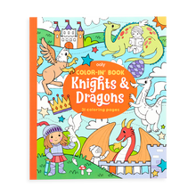 Load image into Gallery viewer, Knights &amp; Dragons Color-in Book
