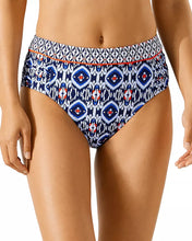 Load image into Gallery viewer, Island Cays Ikat Hi Waist Bottoms - Mare Navy
